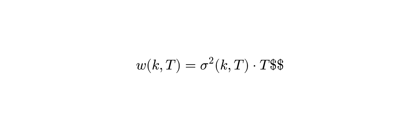 Total-variance interpolation between Deribit expiries.