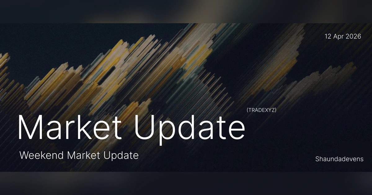 Weekend Market Note: Hormuz Blockade