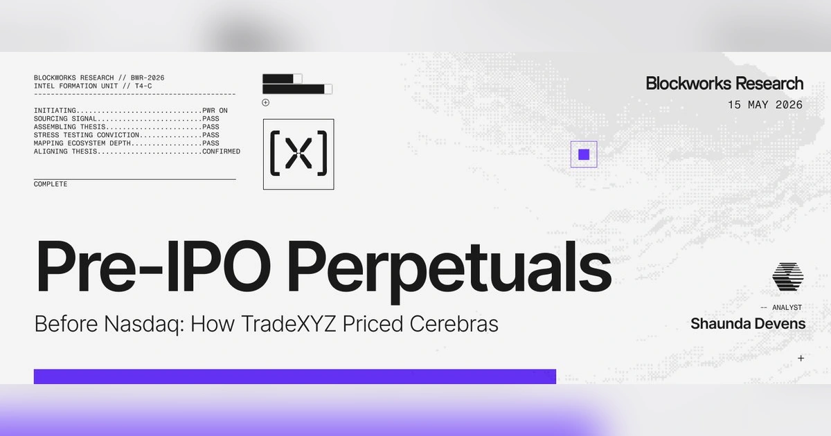 Pre-IPO Perpetuals